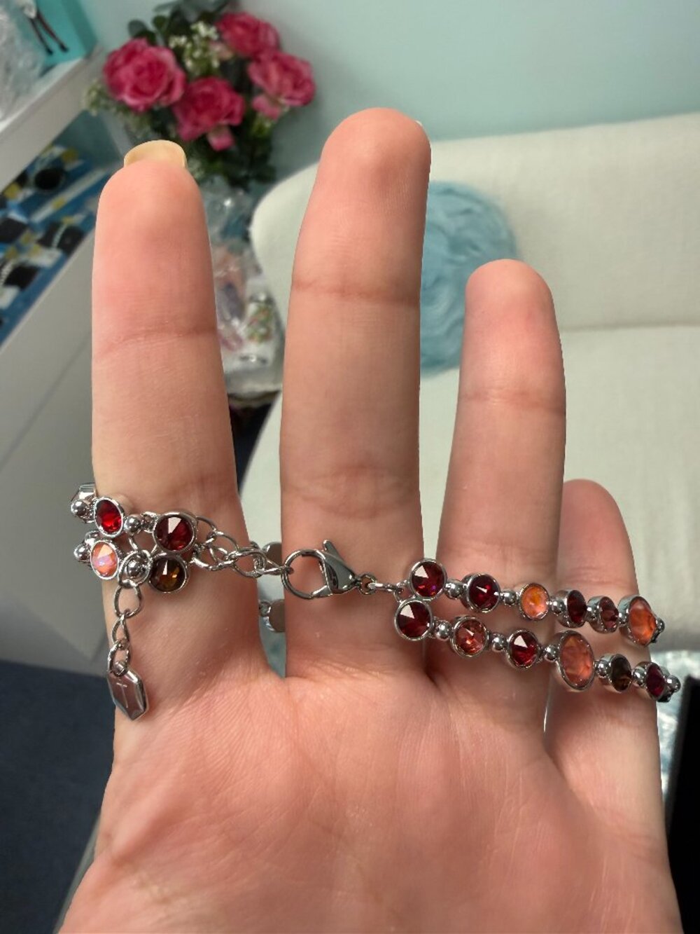 Glam Bracelet Swarovski Touchstone, Color: Fall Ignite